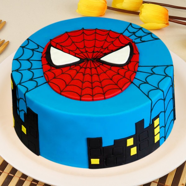 Send Lip-Smacking Spider Man Cake | Same Day Delivery | PrettyPetals