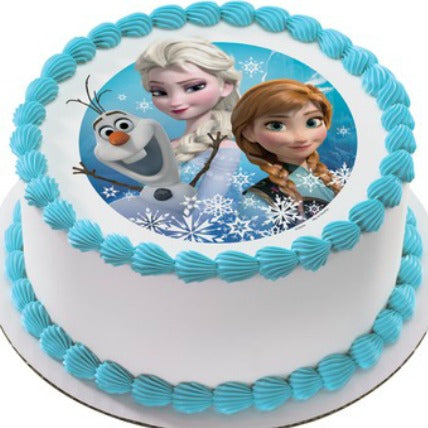 Frozen castle Elsa Anna cake - Decorated Cake by - CakesDecor