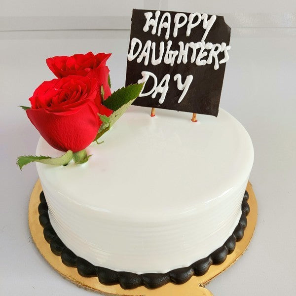 Heart Shape Daughters Day Cake| Buy, Send or Order Online | Winni.in |  Winni.in