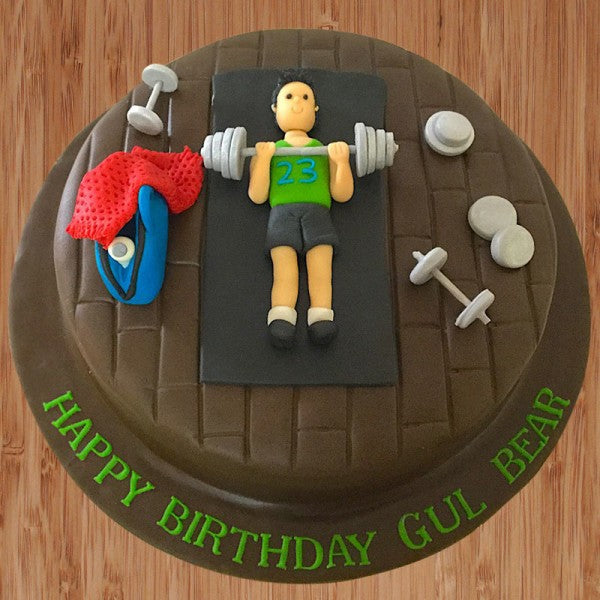 Gym Cake | Loved Gym | Cake With Cream | Cake Links | Product Online