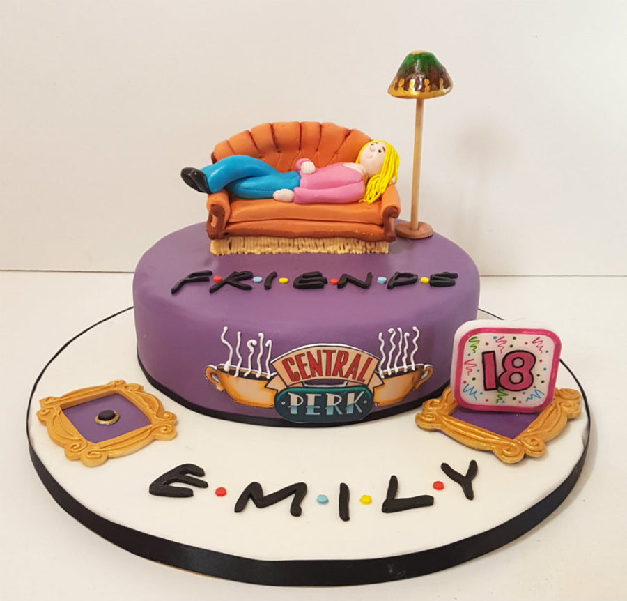 Lazy Girl Theme Birthday Cake Delivery In Delhi and Noida