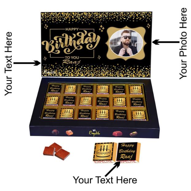 Buy Handmade Personalised Chocolate Gift Box 'cadburys 2' Online in India -  Etsy
