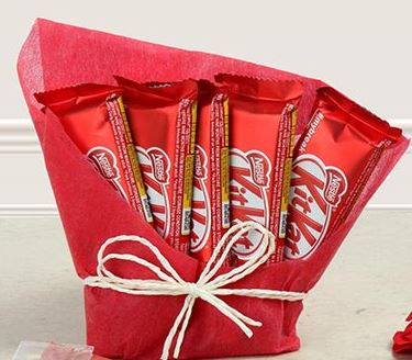 Birthday Kitkat Chocolates Tower ( 2 Layer ) - A Perfect Gifter