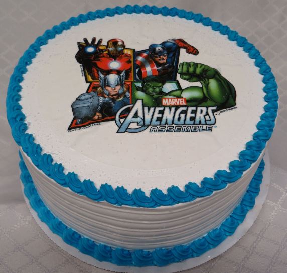 Buy Personalised Marvel Avengers Party Set Real Decor Icing Cake Toppers  With Any Name & Happy Birthday Online in India - Etsy