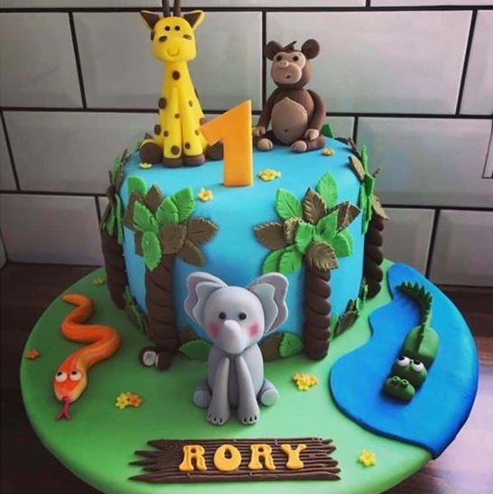 Safari 1st birthday cake | Safari birthday cakes, Boy birthday cake, Boys  first birthday cake