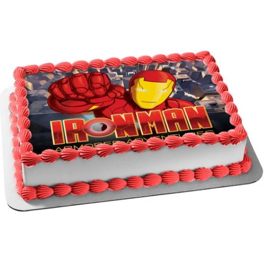 Avengers Iron Man Cake Topper Birthday Cake Decoration Toy Set Special  Price - Etsy Norway