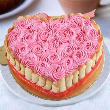Heart Shape Cake | Red Rose Heart Cake | DIY Heart Cake |Cake Compilation -  YouTube