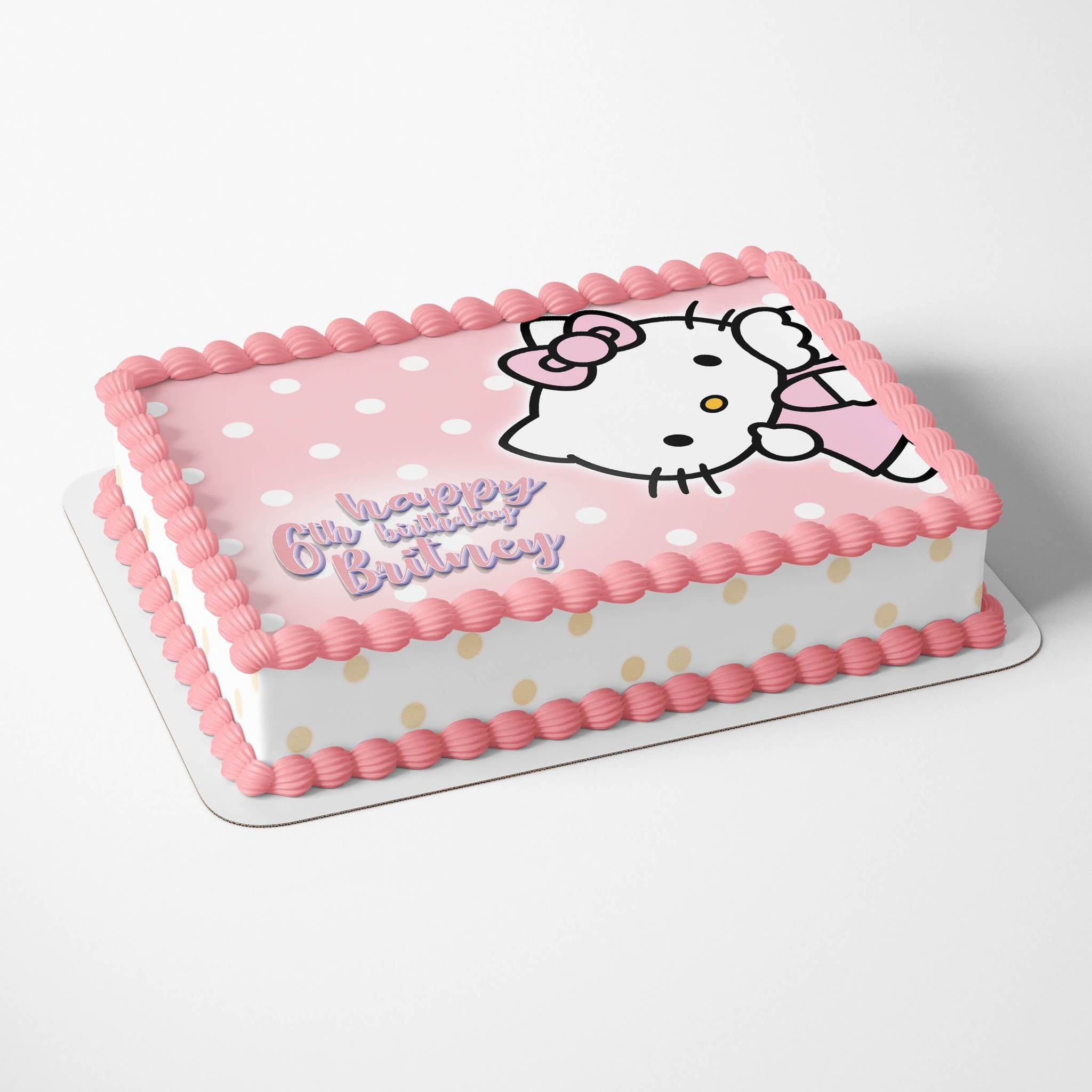 Hello Kitty Cake - Ribbons & Balloons