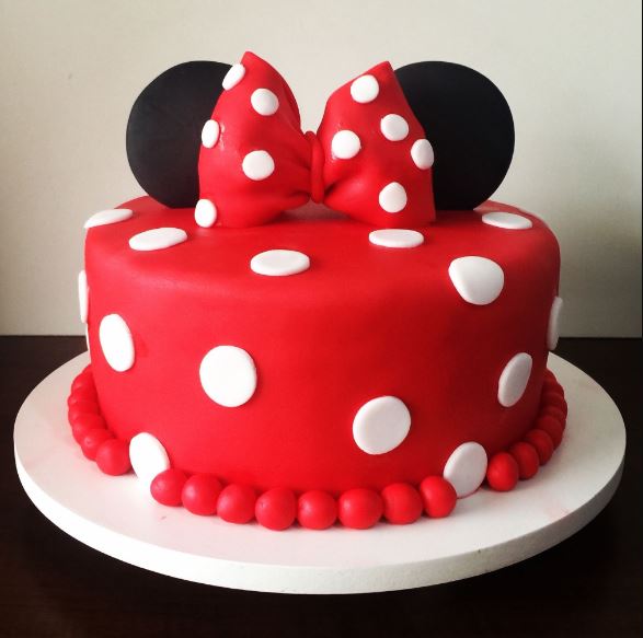 Minnie Mouse Birthday Cake | Minnie Mouse Cake | Order Custom Cakes in  Bangalore – Liliyum Patisserie & Cafe