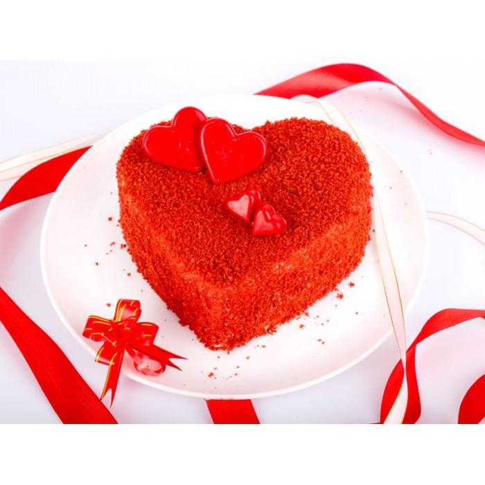 Love Heart Shaped Cake | TikTok
