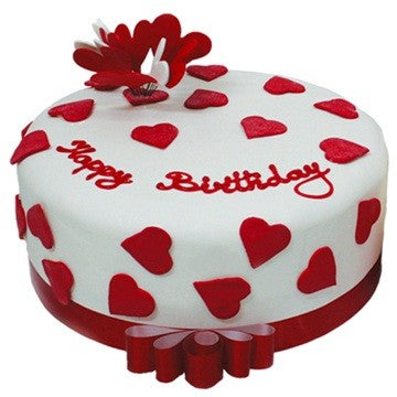 White Heart Cake With Flowers – Order Online Cake: Chandigarh, Panchkula,  Mohali Delivery | Birthday Cakes | Kids Cakes | Fruits Cake | Premium Cakes